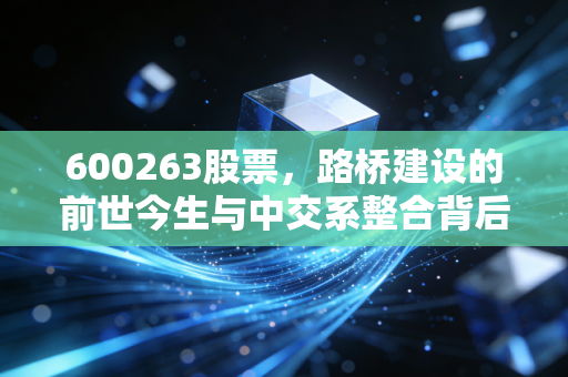 600263股票，路桥建设的前世今生与中交系整合背后的资本启示