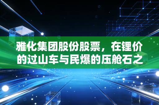 雅化集团股份股票,在锂价的过山车与民爆的压舱石之间,我们该如何下注?