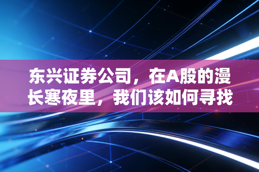 东兴证券公司,在A股的漫长寒夜里,我们该如何寻找那份确定的温暖?