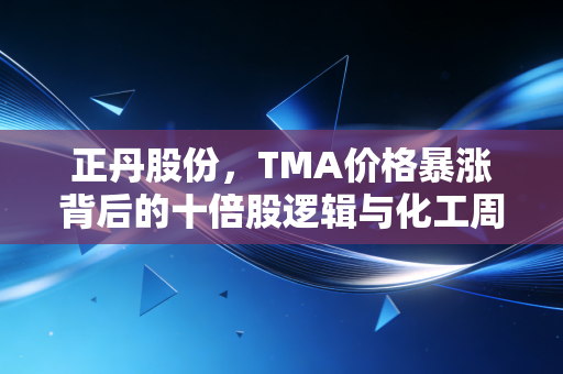 正丹股份，TMA价格暴涨背后的十倍股逻辑与化工周期的疯狂博弈