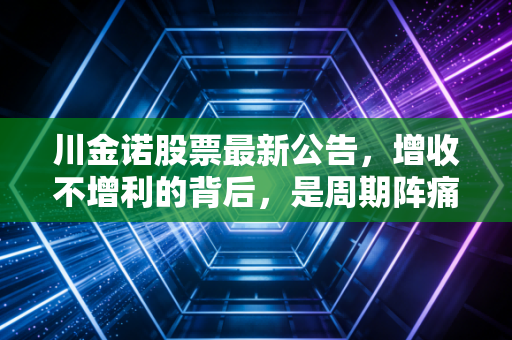 川金诺股票最新公告，增收不增利的背后，是周期阵痛还是黎明前的蛰伏？