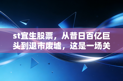st宜生股票,从昔日百亿巨头到退市废墟,这是一场关于贪婪与侥幸的昂贵财经课