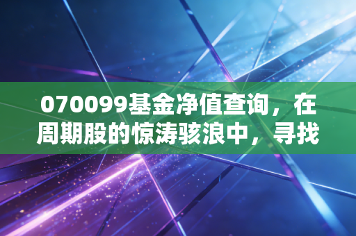 070099基金净值查询，在周期股的惊涛骇浪中，寻找普通投资者的定海神针