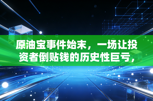原油宝事件始末,一场让投资者倒贴钱的历史性巨亏,给我们留下了什么教训?