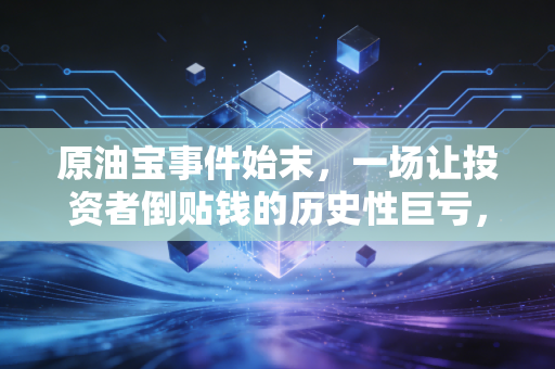 原油宝事件始末,一场让投资者倒贴钱的历史性巨亏,给我们留下了什么教训?