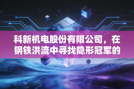 科新机电股份有限公司，在钢铁洪流中寻找隐形冠军的长期主义