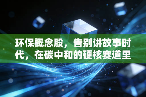 环保概念股，告别讲故事时代，在碳中和的硬核赛道里寻找长跑冠军