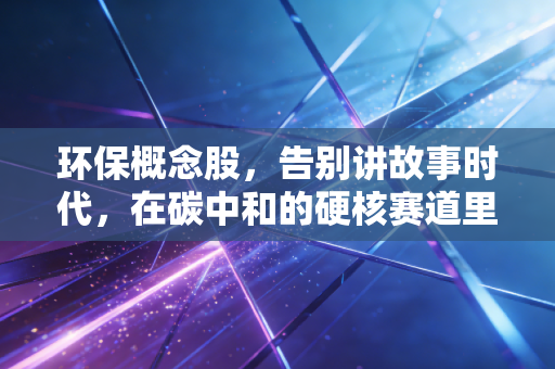 环保概念股，告别讲故事时代，在碳中和的硬核赛道里寻找长跑冠军