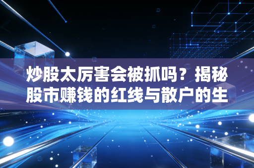炒股太厉害会被抓吗？揭秘股市赚钱的红线与散户的生存之道