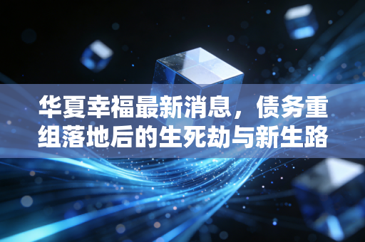 华夏幸福最新消息，债务重组落地后的生死劫与新生路，能否真的翻身？