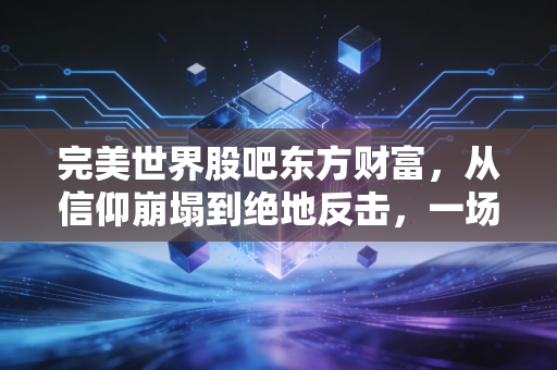 完美世界股吧东方财富，从信仰崩塌到绝地反击，一场散户的悲欢离合录