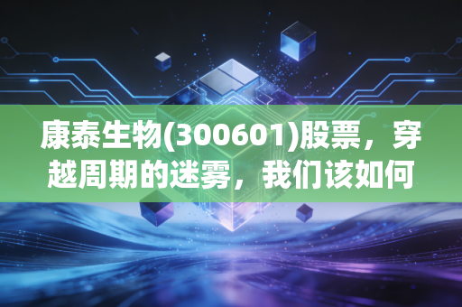 康泰生物(300601)股票，穿越周期的迷雾，我们该如何看待这家疫苗龙头的至暗时刻与重生希望？