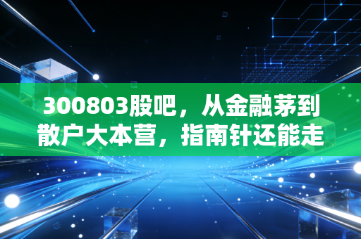 300803股吧,从金融茅到散户大本营,指南针还能走多远?