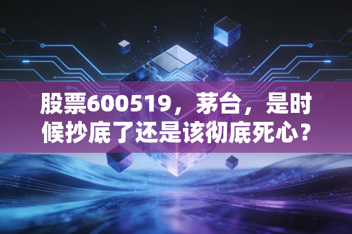 股票600519，茅台，是时候抄底了还是该彻底死心？聊聊我眼中的股王困局