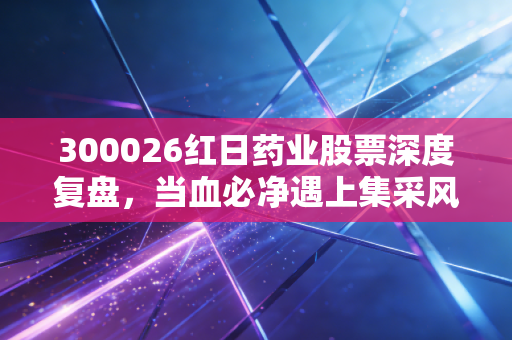 300026红日药业股票深度复盘，当血必净遇上集采风暴，老牌中药的转型之路是否值得期待？