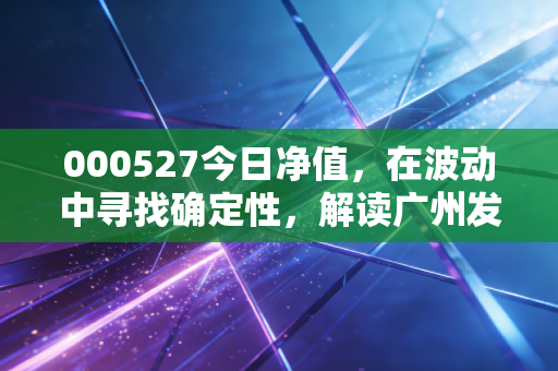 000527今日净值，在波动中寻找确定性，解读广州发展的长期投资价值