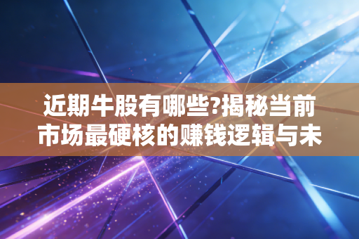 近期牛股有哪些?揭秘当前市场最硬核的赚钱逻辑与未来风向