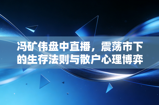 冯矿伟盘中直播，震荡市下的生存法则与散户心理博弈