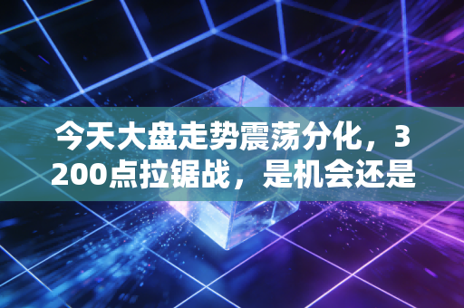 今天大盘走势震荡分化,3200点拉锯战,是机会还是陷阱?