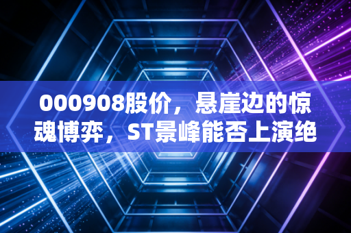 000908股价，悬崖边的惊魂博弈，ST景峰能否上演绝地求生？