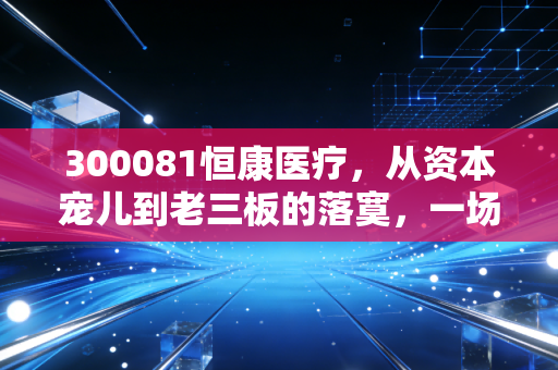 300081恒康医疗，从资本宠儿到老三板的落寞，一场关于讲故事代价的深刻反思