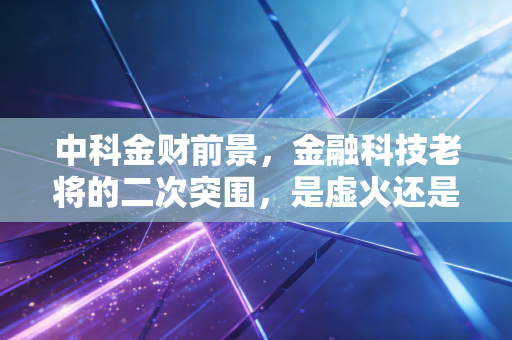 中科金财前景,金融科技老将的二次突围,是虚火还是真金?
