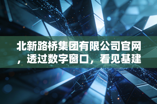 北新路桥集团有限公司官网,透过数字窗口,看见基建狂魔的兵团底色与出海雄心