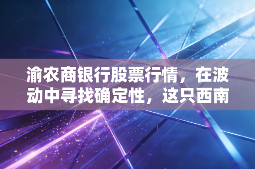 渝农商银行股票行情，在波动中寻找确定性，这只西南农商行第一股到底值不值得守候？