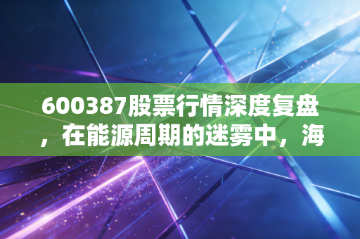 600387股票行情深度复盘,在能源周期的迷雾中,海越能源究竟藏着怎样的机会?