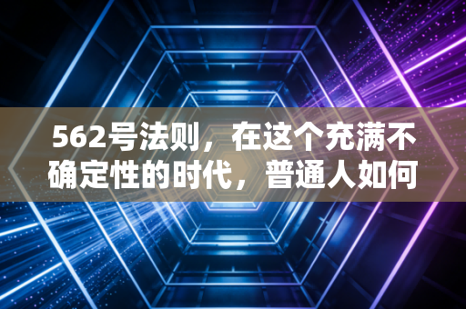 562号法则，在这个充满不确定性的时代，普通人如何构建自己的财富护城河