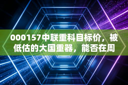 000157中联重科目标价,被低估的大国重器,能否在周期反转中冲击10元大关?