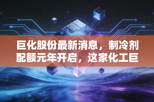 巨化股份最新消息，制冷剂配额元年开启，这家化工巨头的春天真的来了吗？