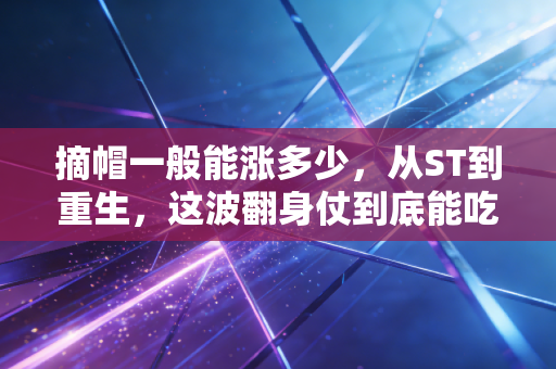 摘帽一般能涨多少，从ST到重生，这波翻身仗到底能吃多少肉？