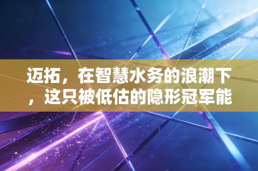 迈拓，在智慧水务的浪潮下，这只被低估的隐形冠军能走多远？