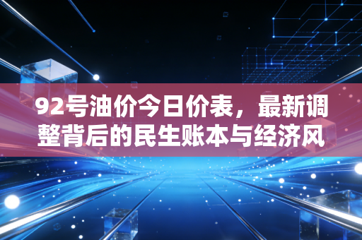 92号油价今日价表，最新调整背后的民生账本与经济风向标