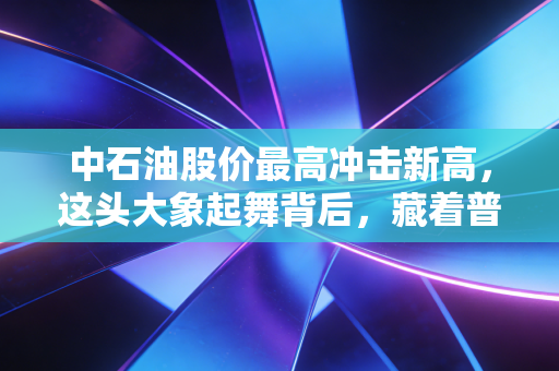 中石油股价最高冲击新高，这头大象起舞背后，藏着普通投资者的哪些悲与喜？