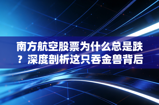 南方航空股票为什么总是跌?深度剖析这只吞金兽背后的投资逻辑与散户困境