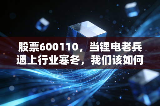 股票600110，当锂电老兵遇上行业寒冬，我们该如何抉择？