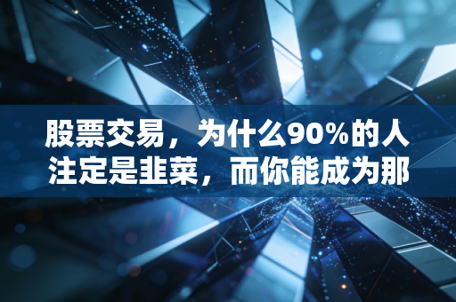 股票交易，为什么90%的人注定是韭菜，而你能成为那10%吗？