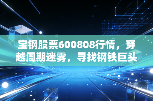 宝钢股票600808行情,穿越周期迷雾,寻找钢铁巨头的压舱石价值