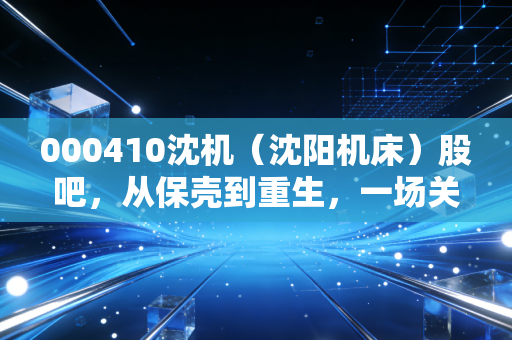 000410沈机（沈阳机床）股吧，从保壳到重生，一场关于耐心与信仰的修行