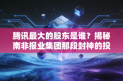 腾讯最大的股东是谁?揭秘南非报业集团那段封神的投资往事