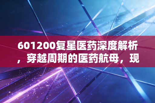 601200复星医药深度解析，穿越周期的医药航母，现在到了击球区吗？