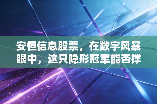 安恒信息股票，在数字风暴眼中，这只隐形冠军能否撑起你的财富安全感？