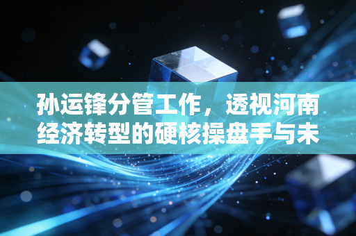 孙运锋分管工作,透视河南经济转型的硬核操盘手与未来机遇