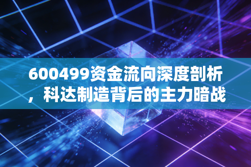 600499资金流向深度剖析，科达制造背后的主力暗战与散户生存启示