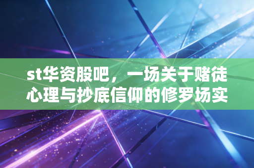 st华资股吧，一场关于赌徒心理与抄底信仰的修罗场实录