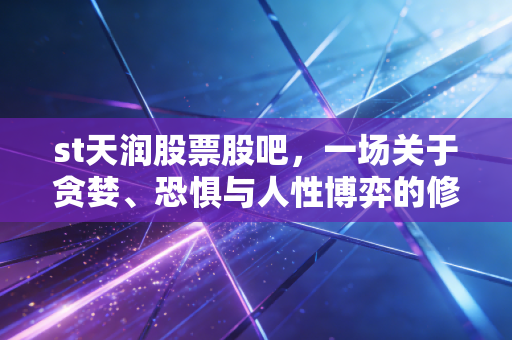 st天润股票股吧,一场关于贪婪、恐惧与人性博弈的修罗场