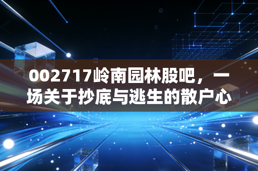 002717岭南园林股吧,一场关于抄底与逃生的散户心理实录,我的深度观察与思考