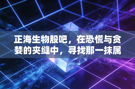 正海生物股吧，在恐慌与贪婪的夹缝中，寻找那一抹属于再生医学的长期亮色